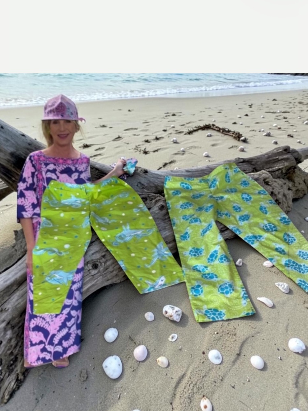 Lilly Pulitzer Sharks and Turtles! White Label Capris!  Bundle of 2! 🦈 🐢